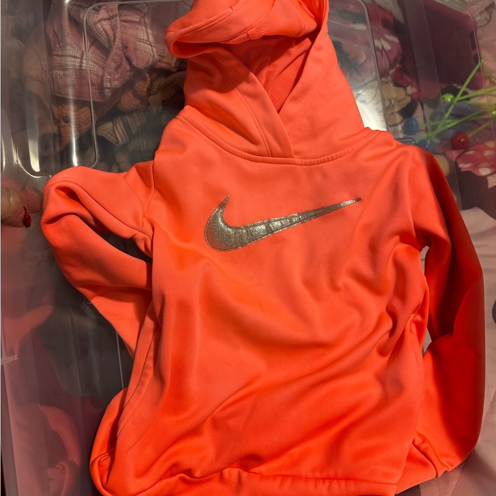 Nike Kids Vibrant Orange Hoodie